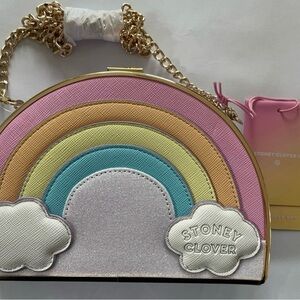 NWT Stoney Clover Lane/Target rainbow crossbody purse